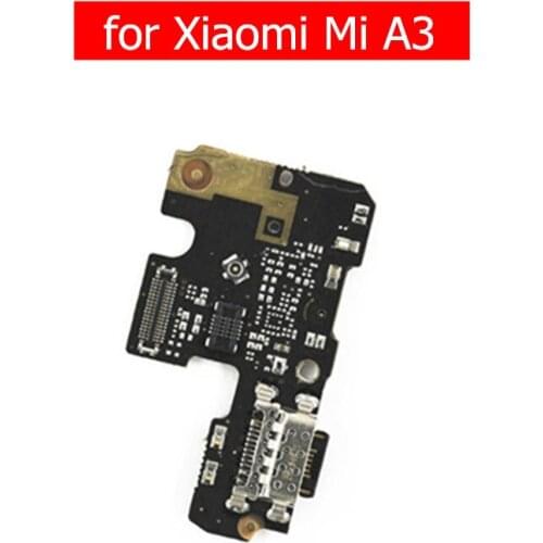 For Xiaomi Mi A3 USB Charger Connector Flex Cable USB Charging Dock PCB Board Flex Cable Repair Spare Parts