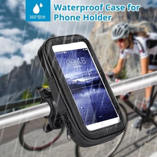 FONKEN Bycicle Water Resist Phone Holder Mount Motorcycle Waterproof Phone Case For Iphone Xiaomi Samsung Bike GPS Holder Bag