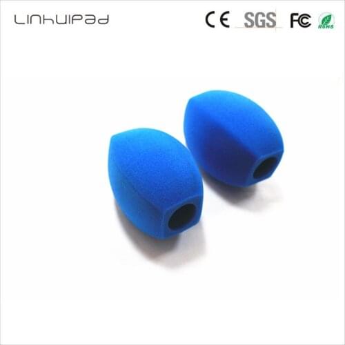 Linhuipad 35mm diametre customization blue interview microphone foam sponge windscreen high quality cover
