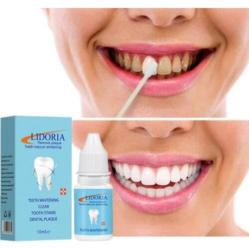 10ML Teeth Whitening Essence Powder Clean Oral Hygiene Whiten Teeth Remove Plaque Stains Fresh Breath Oral Hygiene Dental Tools
