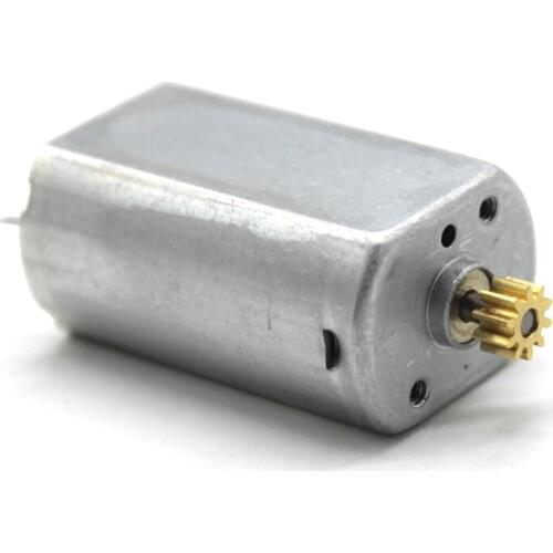 180 Copper Gear Motor 0.5-modulus 10-gear High Speed DC 6V Motor 21000 RPM Shaft Diameter: 2mm DIY Model Toy Car Boat Motor Part