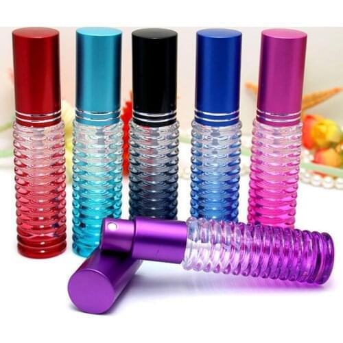 200pcs 20ml Empty Portable Colorful Glass Perfume Bottle With Spray Empty Perfume Case For Lady new