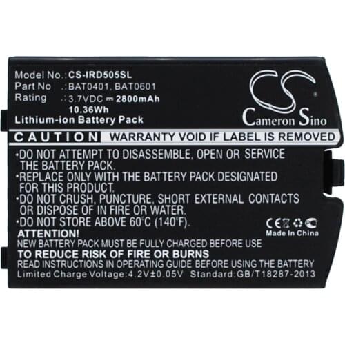 Cameron Sino 2800mAh Battery For Iridium 9505A,BAT0401 BAT0601 BAT0602