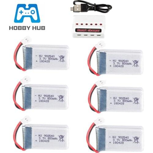 3.7V 800mAh Lipo Battery for Syma X5 X5C X5SC X5SW TK M68 MJX X705C SG600 RC Quadcopter Drone Spare Part 902540 3.7v battery