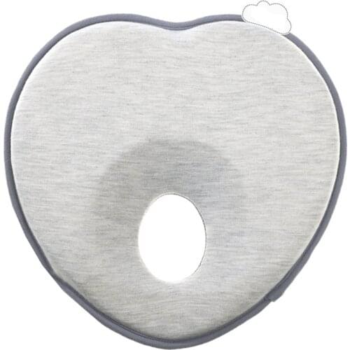 Newborn Infant Anti Roll Pillow Flat Head Neck Prevent Infant Support Baby Gifts