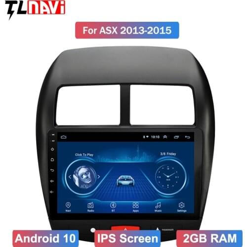 2.5D IPS Screen Android 10 Car Radio Multimedia Player dvd GPS For 1Mitsubishi ASX 2010-2017 Navigation headunit Stereo