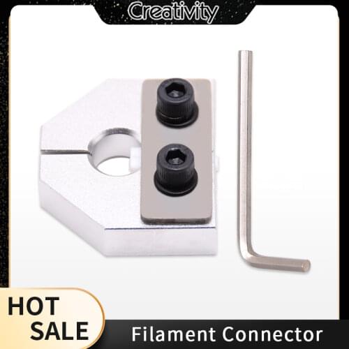 3D Printer Parts Filament Welder Connector 1.75mm PLA ABS Filament Sensor For Ender 3 Pro Anet SKR 3D Printer Aluminum Block