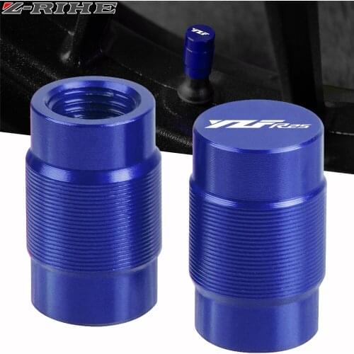 Motorcycle Accessorie Wheel Tire Valve Stem Caps CNC Airtight Covers For Yamaha YZF R25 YZFR25 YZFR 25 2015 2016 2017 2018 2019
