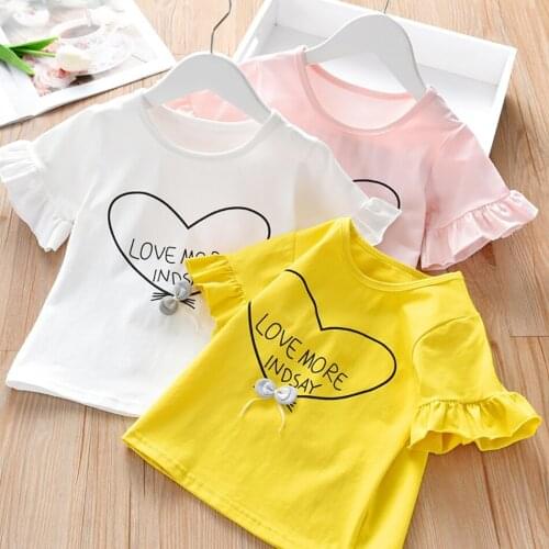 2021 Unicorn Girls T-Shirt Boys Short Sleeve Tee Tops Kids Cartoon Printing Clothes Children Birthday Party Wear