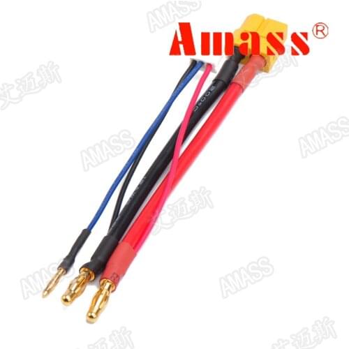 Amass XT60 balance charge line lithium battery line 12AWG 22 PVC line Cable