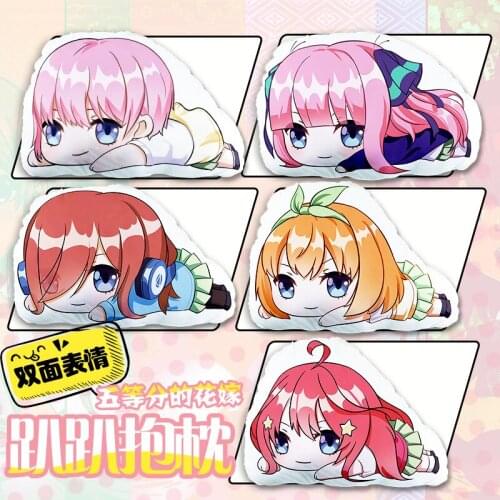 32*45CM Anime The Quintessential Quintuplets DOLL Pillow Model Cosplay Prop Home TOYS gifts