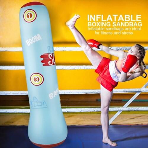 Standing Sandbag Inflatable Boxing Sandbag Gym Fitness Sport Toys Weight Training For Boys Girls Inflatable Punching Bag