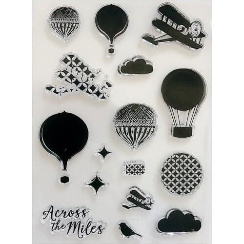 Across The Miles Clear Transparent Stamp Seal For DIY Scrapbooking Rubber Stamp Card Making Album Decoroation Crafts