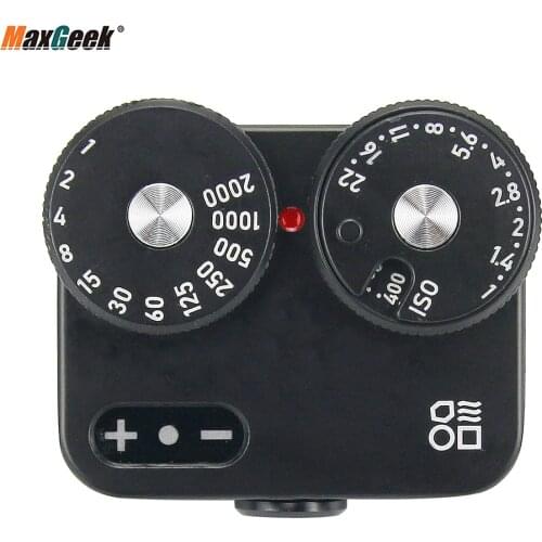 New DOOMO Meter D Hot Shoe Light Meter For Dual Lens Reflex Camera 120/135 RangeFinder Leica Black Silver Color