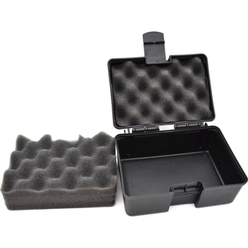 Portable tool box ABS Plastic Sealed Dust Shock-proof Storage Case Safety Equipment Case Dry Box Outdoor Equipment 12X8X6CM