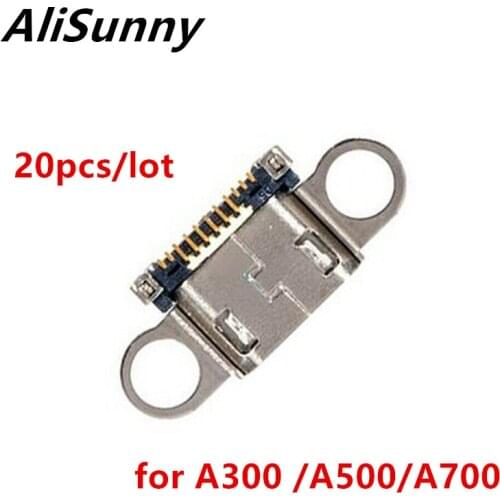 AliSunny 20pcs USB Port Dock Connector for SamSung A3 A5 A7 A300 A500 A700 Charging Micro Socket Plug Replacement Parts