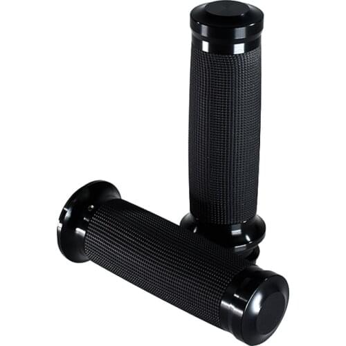 Motorcycle 25mm Grips 1'' Universal Electronic Hand Grips Handlebar For Harley Touring Electra Glide Dyna Softail Fat Boy FLHR