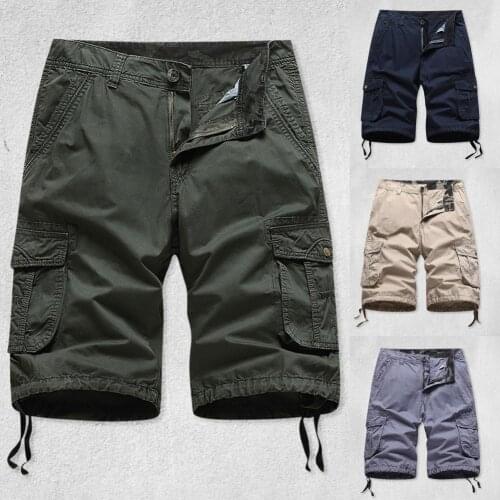 2021 Men Shorts Summer Solid Mens Slim Beach Shorts Cotton Casual Male Elastic Waist Shorts Jogger Short Sweatpants