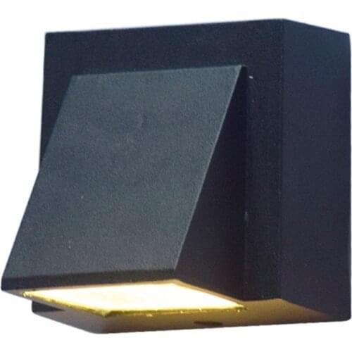 LBER LED Outdoor Garden Light Door Lamp Balcony Balcony Garden Light 3W Modern Minimalist Creative Outdoor Waterproof Wall Lamp