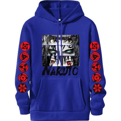 Cotton Anime Sasuke Hoodies Man/women Sweatshirt Harajuku Kids Hooded Autumn Winter Pullovers Kakash Hip Hop Adult Tracksuits