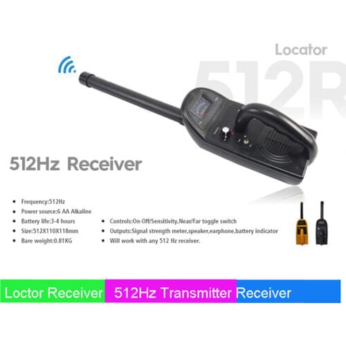 FM 512HZ High quality of depth sonde &receiver with 512hz camera head 23mm for underground pipe inspection camera