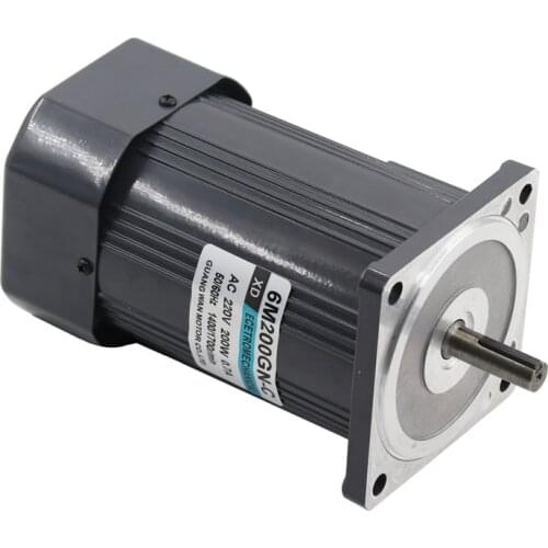 220V AC high speed motor 200W optical axis 1400 rpm speed control can be reversed micro induction small motor