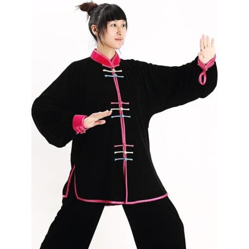 Taiji uniform woman Kung Fu Suit Uniforms with Shirt and Pants Shaolin Martial Art Clothes Tai Chi wushu Taiji clothing winter