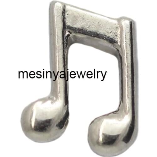 10pcs Silver Music Symbol Custom Floating Charms For Glass Locket