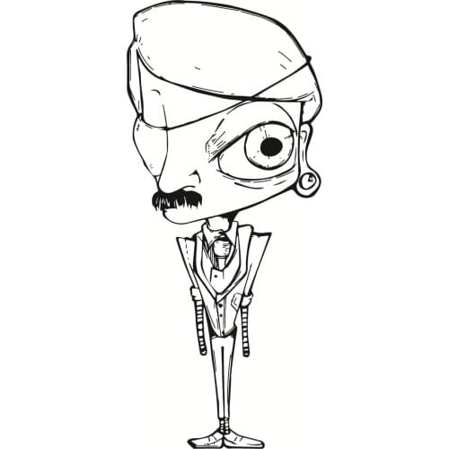 10x6 Bearded boy Transparent Clear Rubber Stamp Sheet Cling Scrapbooking Photo Album PaperCard DIY Craft