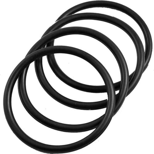 Boiler Black 44 mm x 3 mm Rubber Sealing Washers Oil Seal O Rings 4 PCS