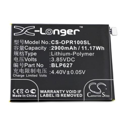 Cameron sino 2900mah battery for OPPO R9sk BLP627 Mobile, SmartPhone Battery