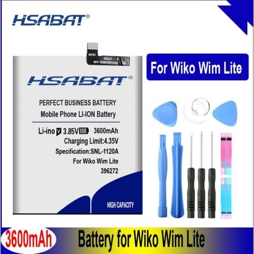 HSABAT 396272 3600mAh Battery for WIKO View Prime/Upulse Lite for WIKO Wim Lite / U Pulse for BQ BQS 5504 Strike Selfie Max
