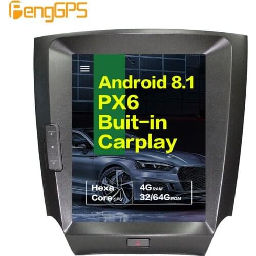 6 core 4+64g Tesla style 2 din Android 8.1 Car Radio Stereo GPS Navigation For LEXUS IS200 IS250 IS300 IS350 Headunit radio tape