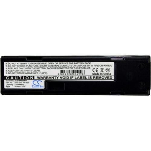 CameronSino for FUJIFILM DS260 DX-9 FINEPIX MX-600 MX-500 MX-600 for JVC GC-QX3HD GC-QX5HD GC-S5 NP-100 battery
