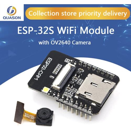 ESP32-CAM ESP-32S WiFi Module ESP32 serial to WiFi ESP32 CAM Development Board 5V Bluetooth with OV2640 Camera Module