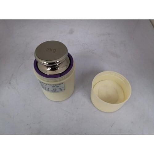 F1 Grade 1 pcs 2kg 304 Stainless Steel Digital Scale Calibration Weights , precision Packed