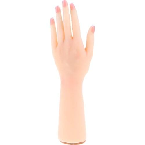 Lifesize Realistic Silicone Women Left Hand Model Jewelry Display Props