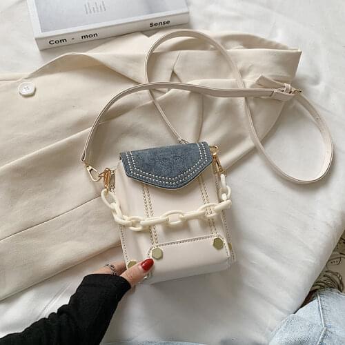 Mini Women PU Leather Shoulder Bags Female Flap Messenger Bag Wallet Chain Designer Small Crossbody Bag PU Ladies Handbags Purse