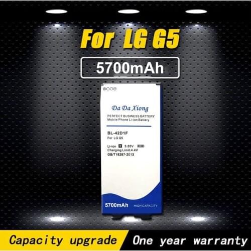 Original 5400mAh For LG BL-42D1F LG G5 Battery H850 H850 H820 H830 H831 H840 H868 H860N H860 LS992 US992 F700L F700S F700k VS987
