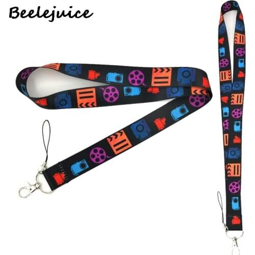 Film Equipment Neck Strap Lanyard keychain Mobile Phone Strap ID Badge Holder Key Chain Keyrings Accessories Webbings Ribbons