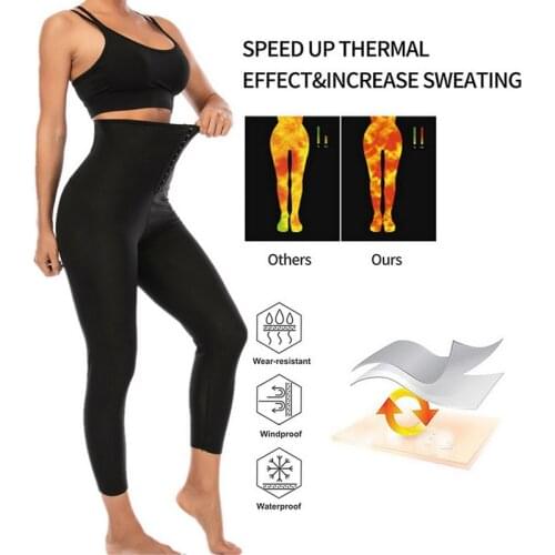 Body Shaper Pants Sauna Shapers loss waist Sweat Sauna Effect Slimming Pants Fitness Short Shapewear Workout Gym Leggings
