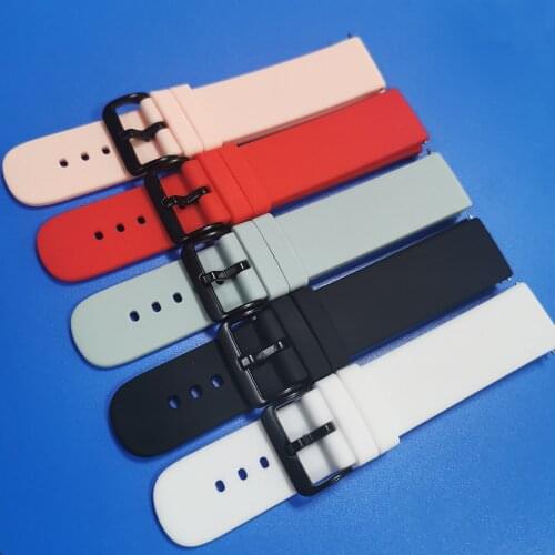 Silicone wrist strap for Amazfit GTS2/GTS smart watch accessories band replacement bracelet for GTR 42MM strap soft loop belt