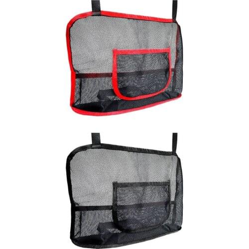 Draagbare Car Seat Storage Net Pocket Storage Exquisite Net Storage Bag Seat Back Folding Convenience Double Side Organizer