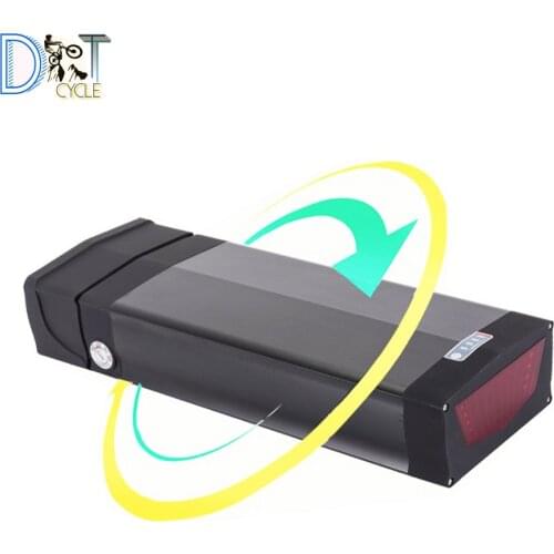 High capacity Luggage carrier rear rack battery1000W/1500W 36V 48V 60V replacement Li-ion battery for electric tricycle