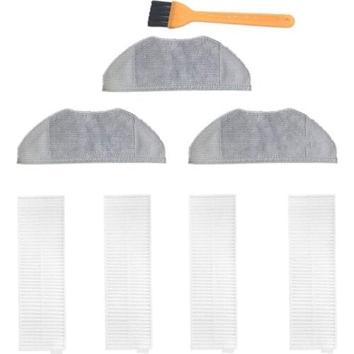 AD-for Xiaomi Mijia G1 MJSTG1 Accessories Robot Vacuum Cleaner Parts Washable HEPA Filter Mop Cloth Parts Replacement