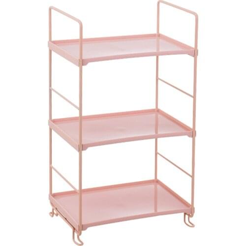 Iron Bathroom Shelf Storage Rack Display Stand Cosmetics Shampoo Holder Shower Caddy Kitchen Bathroom Organizer