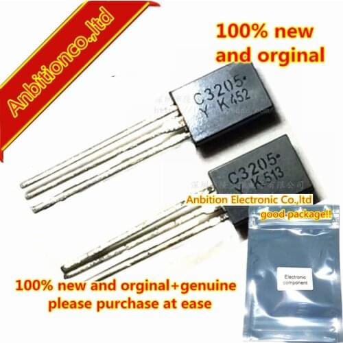 10pcs 100% new original KTC3205-Y C3205 Y TO-92L MOS NPN Silicon General Purpose Transistor in stock