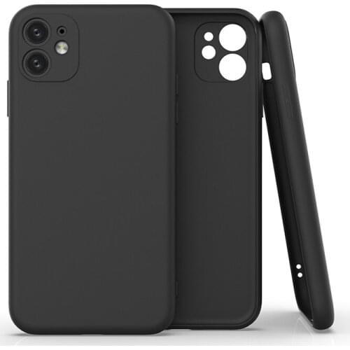 10Pcs for iPhone 6 6S 7 8 X XS XR 11 12 Pro Max Mini Plain TPU Soft Phone Case Cover