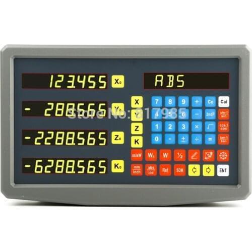 4 Axis Metal Casing Digital Readout Aluminum DRO display Linear encoder machinery