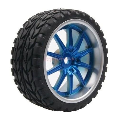 4pc 1/10 On-Road Car Tires 26*64MM Plastic Wheel Rim Rubber Tyre for HSP Tamiya HPI Kyosho Sakura 94122 94123 D3 D4 CS tt02 9086